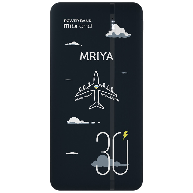 Зовнішній акумулятор Mibrand Mriya 30000mAh 20W Black (MI30K/Mriya)