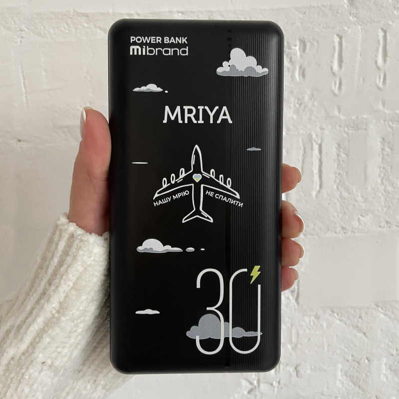 Зовнішній акумулятор Mibrand Mriya 30000mAh 20W Black (MI30K/Mriya)