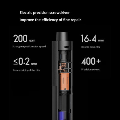 Електровикрутка Xiaomi Mijia Electric Precision Screwdriver Automatic version MJDDLSD003QW (MJDDLSD003QW) Електровикрутка Xiaomi Mijia Electric Precision Screwdriver Automatic version MJDDLSD003QW (MJDDLSD003QW)