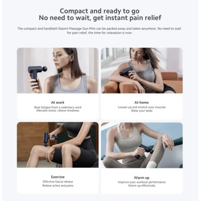 Перкусійний масажер Xiaomi Mi Home Fascia Gun 3 Mini Edition (MJJMQ07YM) Перкусійний масажер Xiaomi Mi Home Fascia Gun 3 Mini Edition (MJJMQ07YM)