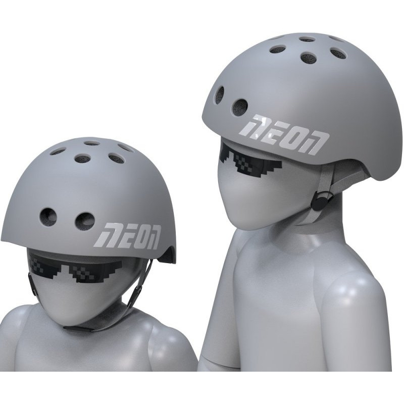 Захисний шолом Neon (M) Grey (44-52см) (NA36E9)