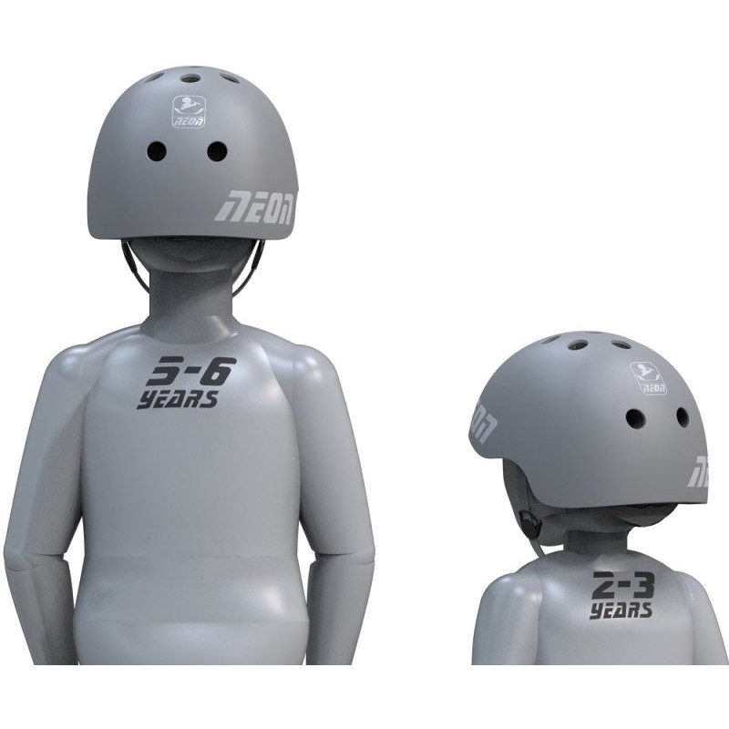 Захисний шолом Neon (M) Grey (44-52см) (NA36E9)