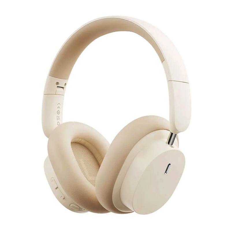Бездротові накладні навушники Baseus Bowie D05 Wireless Headphones Creamy-white (NGTD020202)