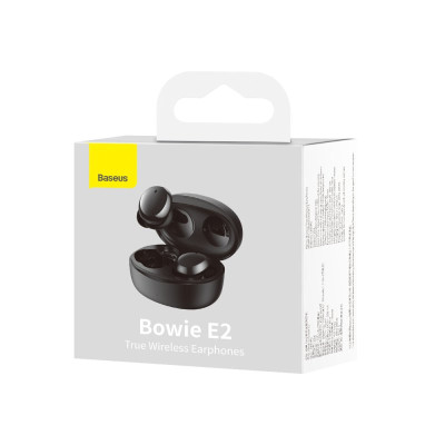 Бездротові навушники Baseus True Wireless Earphones Bowie E2 Black (NGTW090001)