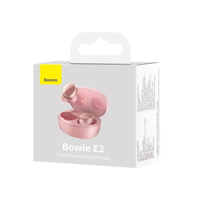 Бездротові навушники Baseus True Wireless Earphones Bowie E2 Pink (NGTW090004)