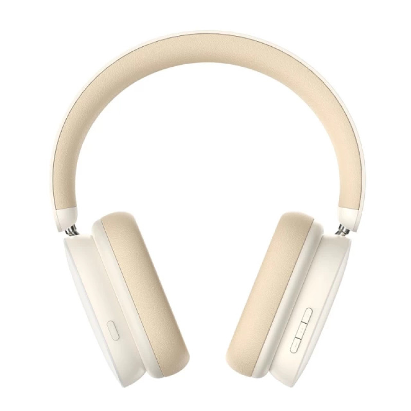Бездротові накладні навушники Baseus Bowie H1 Noise-Cancelling Wireless Headphones Rice White (NGTW230002)