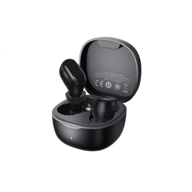 Бездротові навушники Baseus Encok True Wireless Earphones WM01 Black (NGTW240001)