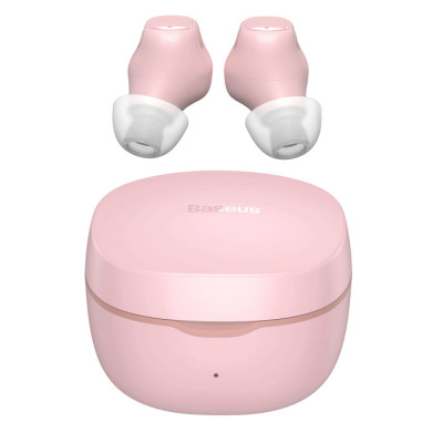 Бездротові навушники Baseus Encok True Wireless Earphones WM01 Pink (NGTW240004)