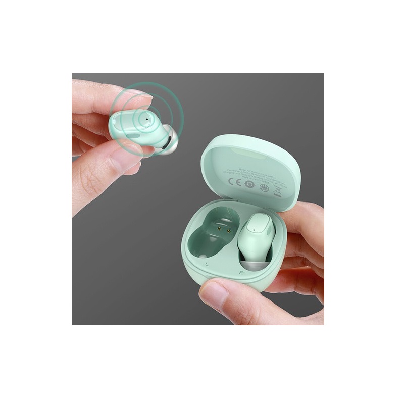 Бездротові навушники Baseus Encok True Wireless Earphones WM01 Green (NGTW240006)