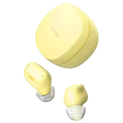 Бездротові навушники Baseus Encok True Wireless Earphones WM01 Yellow (NGTW240011)