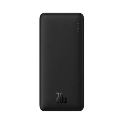 Зовнішній акумулятор Baseus Airpow Fast Charge Power Bank 20000mAh 20W  Cluster Black (With Simple Series Containing universal USB to Type-C 50cm Blac (P10022804113-00)