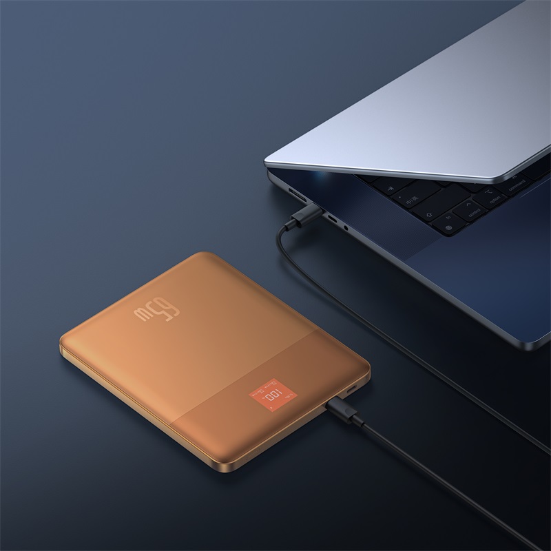 Зовнішній акумулятор Baseus Blade2 Fast-Charging Power Bank with Digital Display Intelligent Edition 12000mAh 65W Canyon Coral  (with Baseus Mini Whit (P10063801733-00)