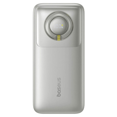 Зовнішній акумулятор Baseus Free2Pull Power Bank with Retractable Cable 20000mAh 65W Lunar gray (P10073700843-00)
