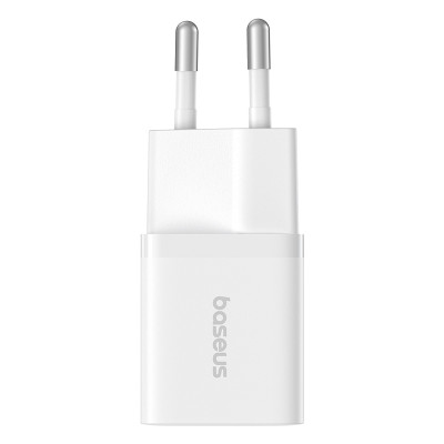 Мережевий зарядний пристрій з кабелем Baseus GaN5 Fast Charger (mini) 1C 25W EU Moon White (with: Fast Charging Data Cable Type-C) (P10110909213-01) Мережевий зарядний пристрій з кабелем Baseus GaN5 Fast Charger (mini) 1C 25W EU Moon White (with: Fast Charging Data Cable Type-C) (P10110909213-01)