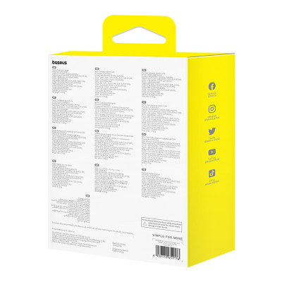 Мережевий зарядний пристрій Baseus Cube Fast Charger C+U 30W EU Moon White (P10111404213-00) Мережевий зарядний пристрій Baseus Cube Fast Charger C+U 30W EU Moon White (P10111404213-00)