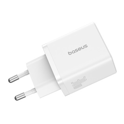 Мережевий зарядний пристрій Baseus Cube Fast Charger C+U 30W EU Moon White (P10111404213-00) Мережевий зарядний пристрій Baseus Cube Fast Charger C+U 30W EU Moon White (P10111404213-00)