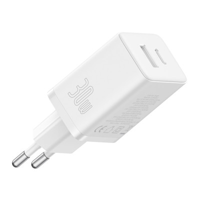 Мережевий зарядний пристрій Baseus Cube Fast Charger C+U 30W EU Moon White (P10111404213-00) Мережевий зарядний пристрій Baseus Cube Fast Charger C+U 30W EU Moon White (P10111404213-00)
