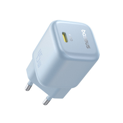 Мережевий зарядний пристрій Baseus PicoGo GaN Fast Charger 1C 45W EU Galaxy Blue (P10176800313-00)