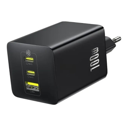 Мережевий зарядний пристрій -Baseus EnerFill FE11 Fast Charger 2C+U 100W EU Cosmic Black (P10182102123-00) Мережевий зарядний пристрій -Baseus EnerFill FE11 Fast Charger 2C+U 100W EU Cosmic Black (P10182102123-00)
