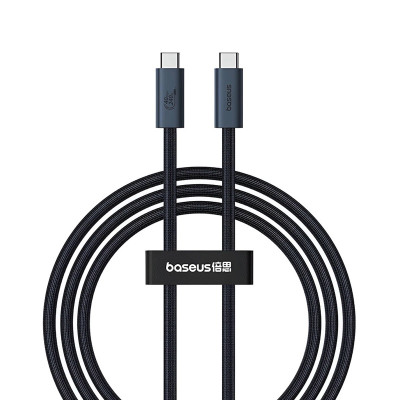 Кабель Baseus Flash 2 USB4 Full-Featured Charging Cable USB-C to USB-C 240W 5.9ft Cluster Black (P10311803112-00)