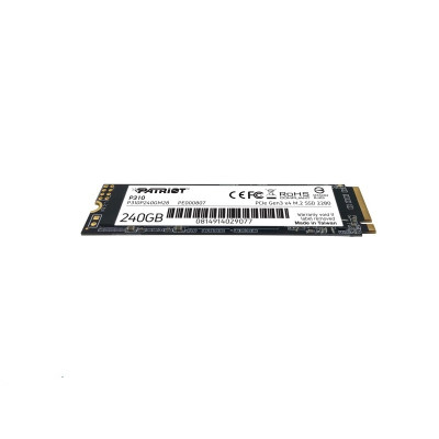 Накопичувач SSD M.2 Patriot P310 240GB NVMe 2280 PCIe 3.0 3D TLC (P310P240GM28) Накопичувач SSD M.2 Patriot P310 240GB NVMe 2280 PCIe 3.0 3D TLC (P310P240GM28)