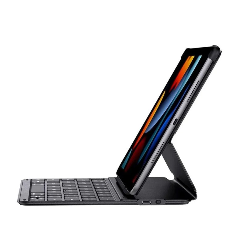 Клавіатура Baseus Brilliance Series Magnetic Keyboard Case for Pad (2019/2020/2021) 10.2″ Cluster Black (with Simple Series Type-C Cable) (P40112602111-01)