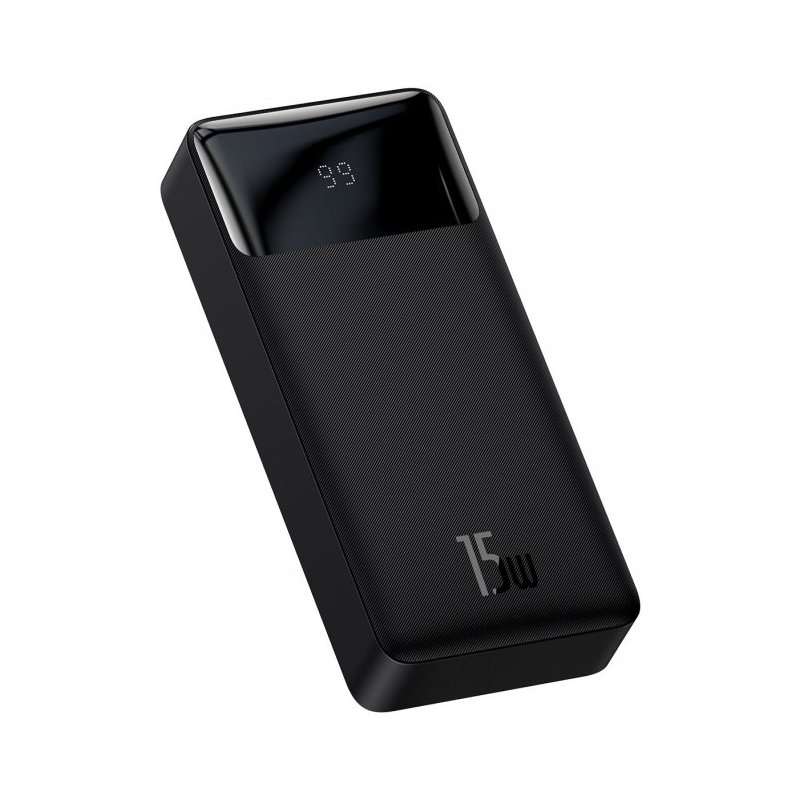 Зовнішній акумулятор Baseus Bipow Digital Display Power Bank 20000mAh 15W Black (PPBD050101)