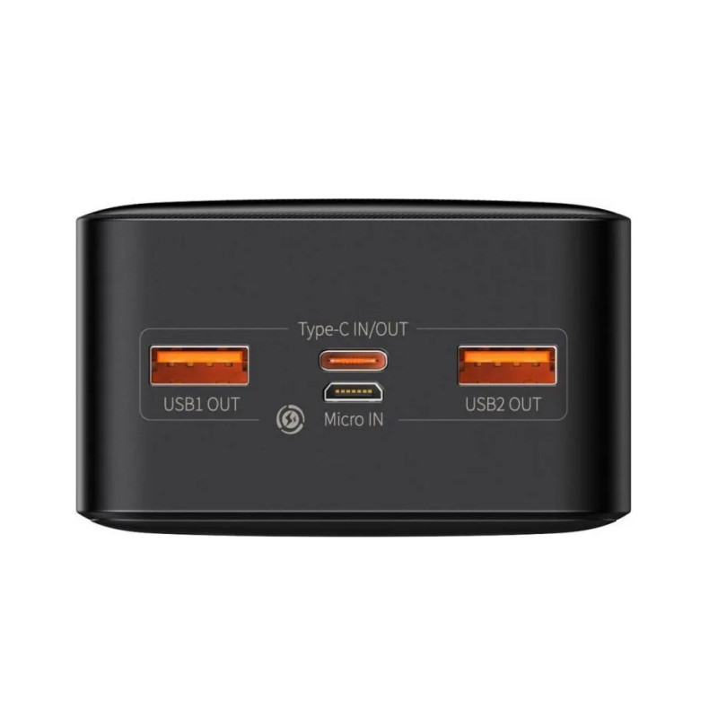 Зовнішній акумулятор Baseus Bipow Digital Display Power bank 30000mAh 20W Black (PPBD050401)