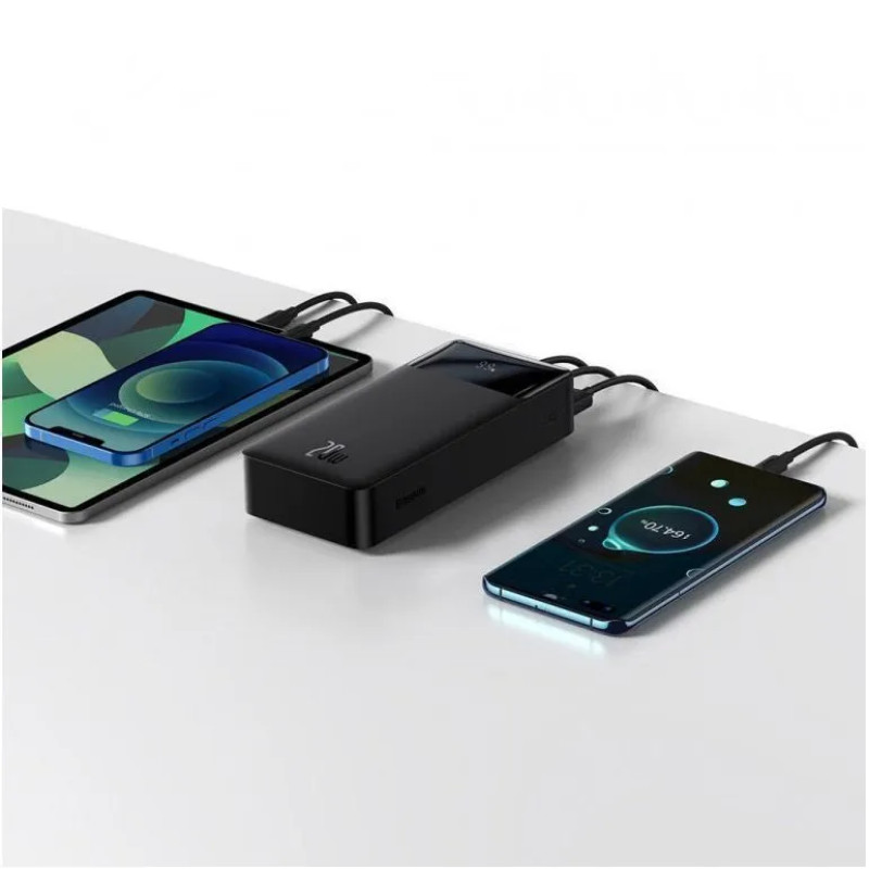 Зовнішній акумулятор Baseus Bipow Digital Display Power bank 30000mAh 20W Black (PPBD050401)