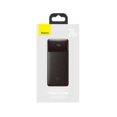Зовнішній акумулятор Baseus Bipow Digital Display Power bank 30000mAh 20W Black (PPBD050401) Зовнішній акумулятор Baseus Bipow Digital Display Power bank 30000mAh 20W Black (PPBD050401)