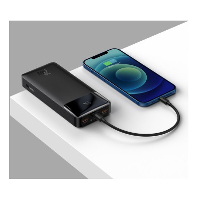 Зовнішній акумулятор Baseus Bipow Digital Display Power bank 20000mAh 20W Black (PPBD050501)