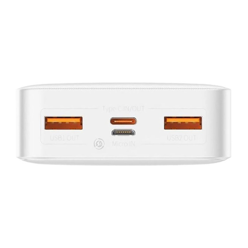 Зовнішній акумулятор Baseus Bipow Digital Display Power bank 20000mAh 20W White (PPDML-M02)
