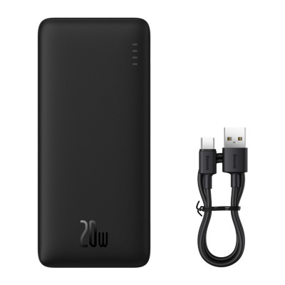 Зовнішній акумулятор Baseus Airpow Fast Charge Power Bank 30000mAh 20W Black (PPQD090101) Зовнішній акумулятор Baseus Airpow Fast Charge Power Bank 30000mAh 20W Black (PPQD090101)