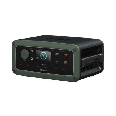 Портативна зарядна станція Baseus ioTa Series Portable Power Station 450W (DE/EU 220V) Cold Green (PPYT010206)