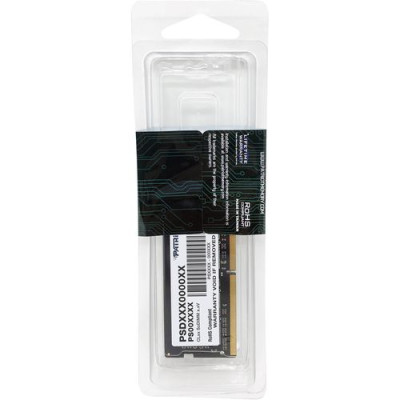 DDR4 Patriot SL 16GB 3200MHz CL22 SODIMM (PSD416G320081S) DDR4 Patriot SL 16GB 3200MHz CL22 SODIMM (PSD416G320081S)