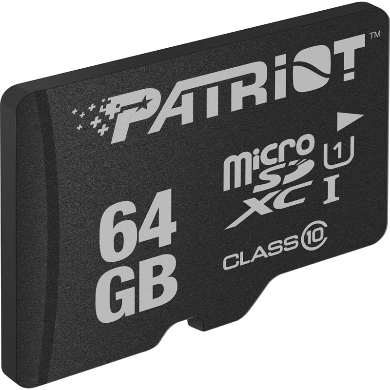 Карта пам'яті microSDXC (UHS-1) Patriot LX Series 64Gb class 10 (PSF64GMDC10)