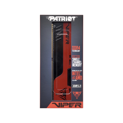 Оперативна пам'ять DDR4 Patriot Viper Elite II 8GB 2666MHz CL16 DIMM (PVE248G266C6) Оперативна пам'ять DDR4 Patriot Viper Elite II 8GB 2666MHz CL16 DIMM (PVE248G266C6)