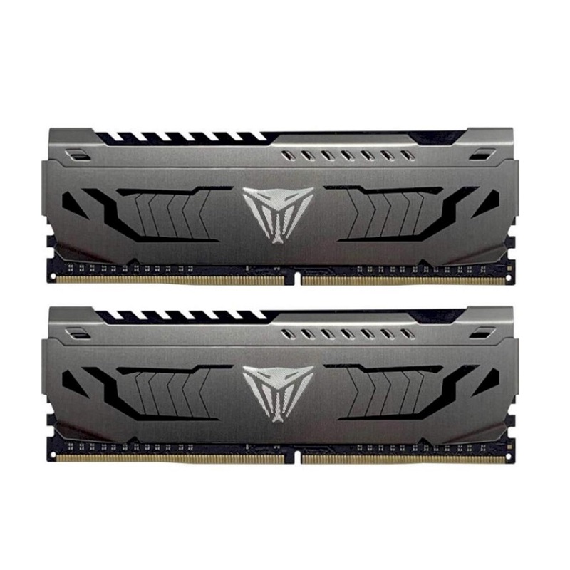 Оперативна пам'ять DDR4 Patriot Viper Steel 8GB (Kit of 2x4096) 3200MHz CL16 DIMM (PVS48G320C6K)