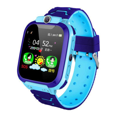 Дитячий смарт-годинник Kids SM Q12B LBS+IP67 Blue (Q12BBlue)