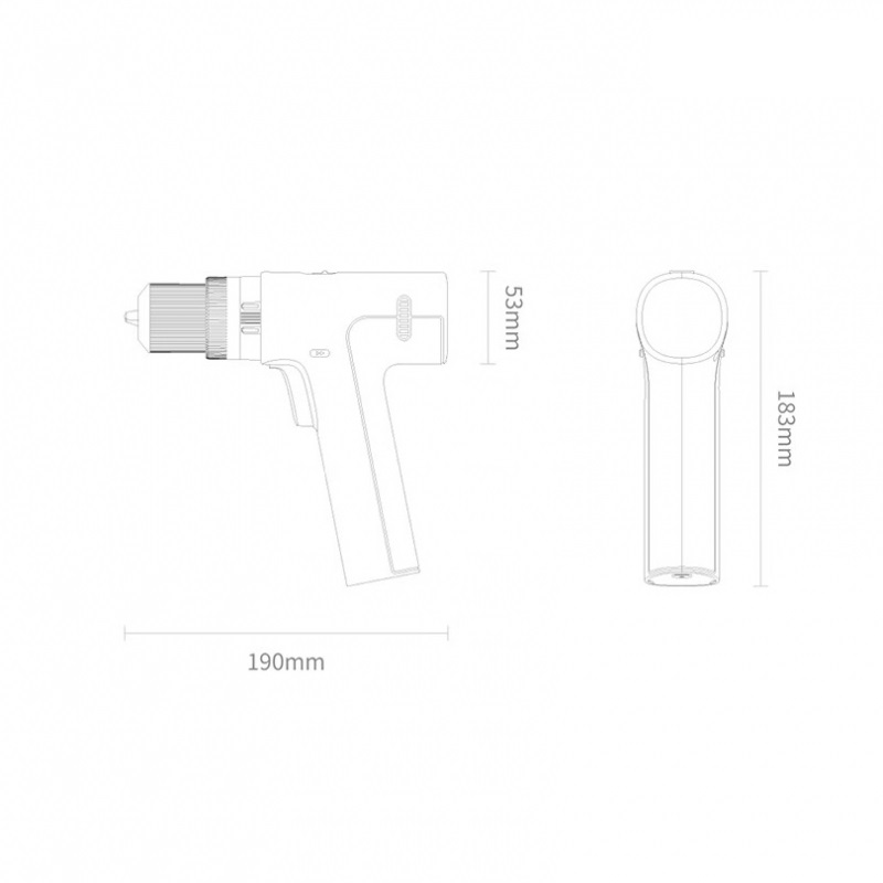 Дриль- шуруповерт Xiaomi HOTO 12 v impact electric drill suit percussion drill (QWDZTZ001)