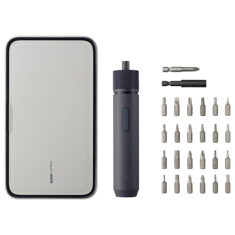 Електровикрутка Xiaomi HOTO Straight Handle Electric Screwdriver Set 25 in 1 Box (QWLSD011) (QWLSD011)
