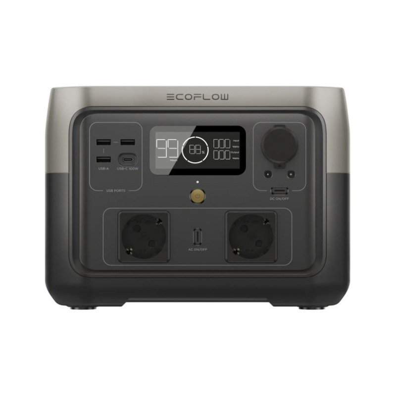 Портативна зарядна станція EcoFlow RIVER 2 Max (512 Вт·год) (ZMR610-B-EU)