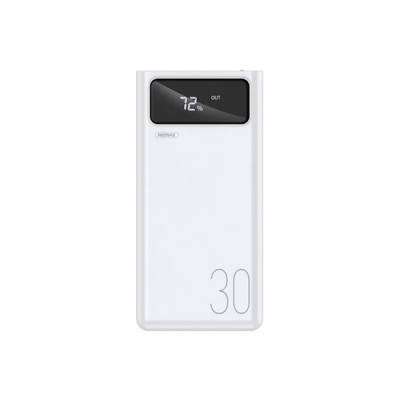 Зовнішній акумулятор REMAX Mengine Series 30000mAh 4USB Power Bank RPP-112 White (RPP-112 White)