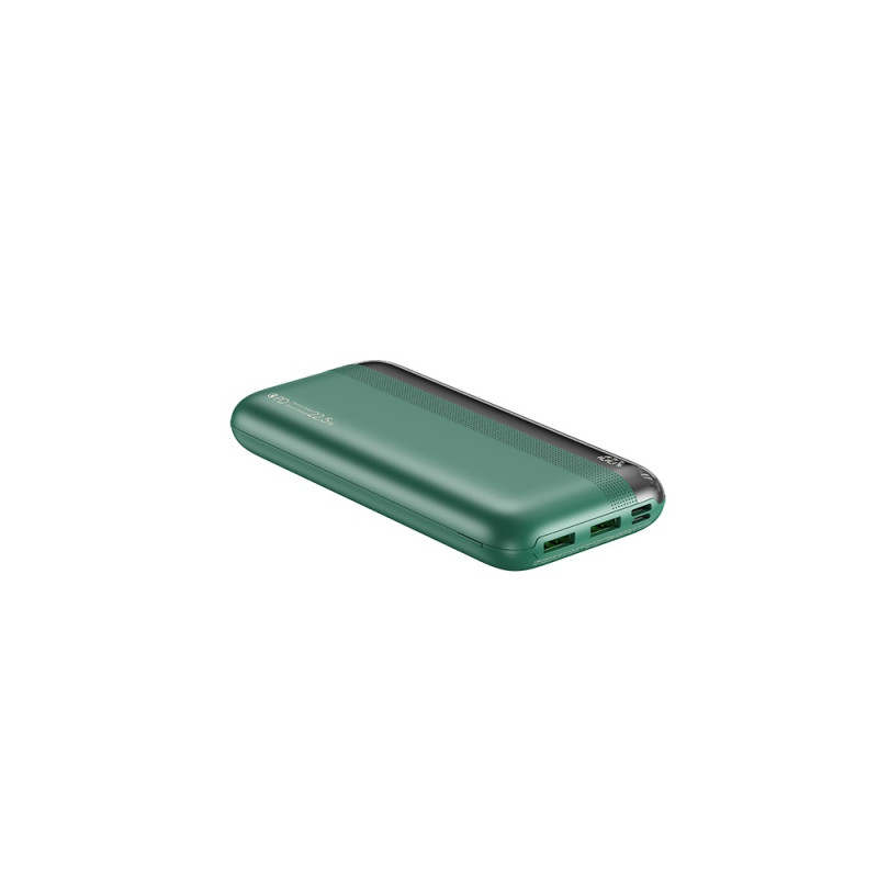 Зовнішній акумулятор REMAX Kiren Series PD20W+QC22.5W Fast Charging Power Bank  20000mAh RPP-180 Green (RPP-180 Green)