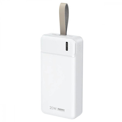 Зовнішній акумулятор REMAX Pure Series PD20W+QC18W  Multi-compatible Fast Charging Power Bank 30000Mah RPP-289 White (RPP-289 White)