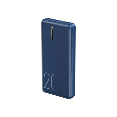 Зовнішній акумулятор REMAX Landon Series 2.1A Power Bank 20000mAh RPP-296 Blue (RPP-296 Blue)