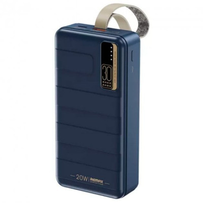 Зовнішній акумулятор REMAX Noah Series 20W+22.5W PD+QC Fast Charging Power Bank 30000mAh  RPP-506 Blue (RPP-506 Blue)
