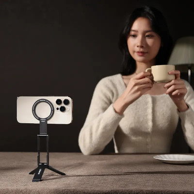 Тримач для телефону Ulanzi Vijim Ulanzi MA60 Foldable Magnetic Phone Tripod(Black) (S025) Тримач для телефону Ulanzi Vijim Ulanzi MA60 Foldable Magnetic Phone Tripod(Black) (S025)