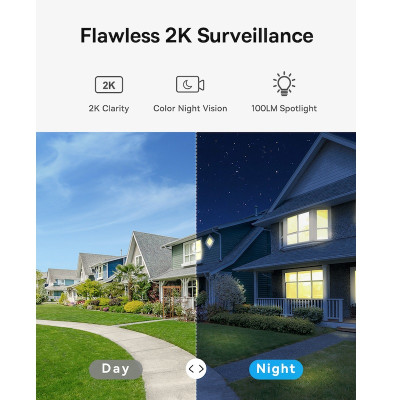 IP-камера відеоспостереження Baseus Security B1 Outdoor Camera 2K White (S0SV002130)