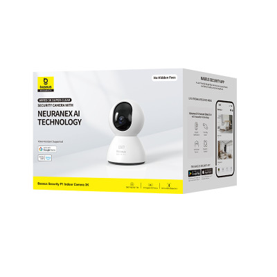 IP-камера відеоспостереження Baseus Security P1 Indoor Camera 3K White EU (S0TV012132)